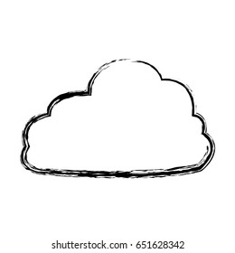 fluffy cloud weather heaven sky cottony icon