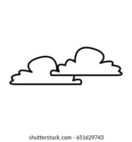 fluffy cloud weather heaven sky cottony icon