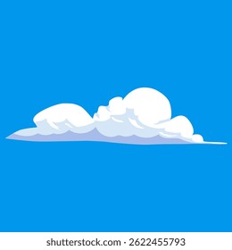 Fluffy cloud white in blue sky