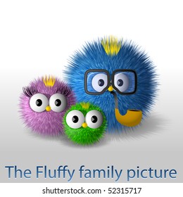 The fluffy family picture