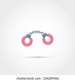 Fluffy Handcuffs Icon