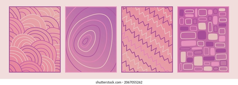Fluffy leaflet cover set. Letter size an gradient style.