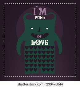 Fluffy Monster in love