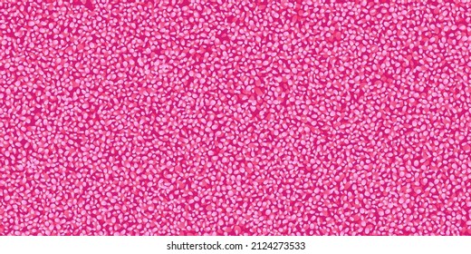 Fluffy pink abstract dotted terry towel or carpet seamless pattern top view. Noise vector texture. Domestic cotton rug or mat closeup. Woollen soft canvas structure. Smooth hotel spa towel.