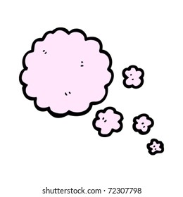 fluffy pink clouds cartoon
