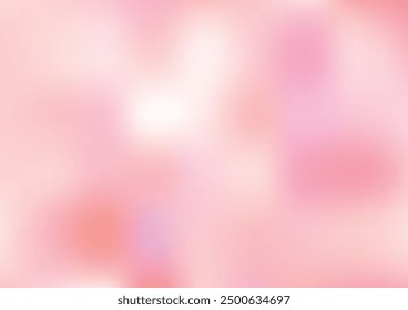 fluffy pink polka dots background