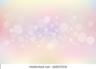 Fluffy polka dot colorful background