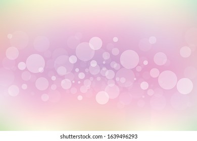 Fluffy polka dot colorful background