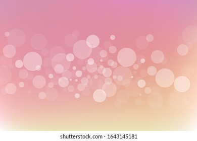 Fluffy polka dot colorful background
