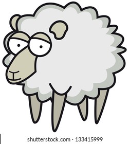 Fluffy sheep