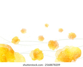 Fluffy warm image background illustration