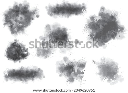 Fluffy watercolor paint splatter texture