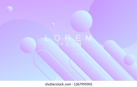 Fluid 3d abstract background. Futuristic liquid gradient shapes design. Vector eps10.