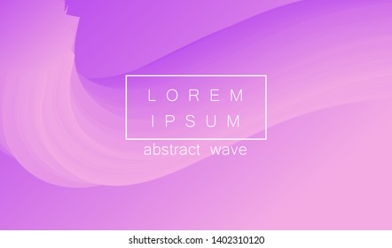 Fluid 3d abstract background. Futuristic liquid gradient shapes design. Vector eps10.