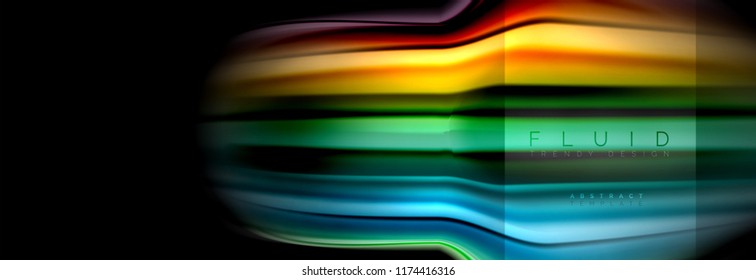 Fluid abstract background