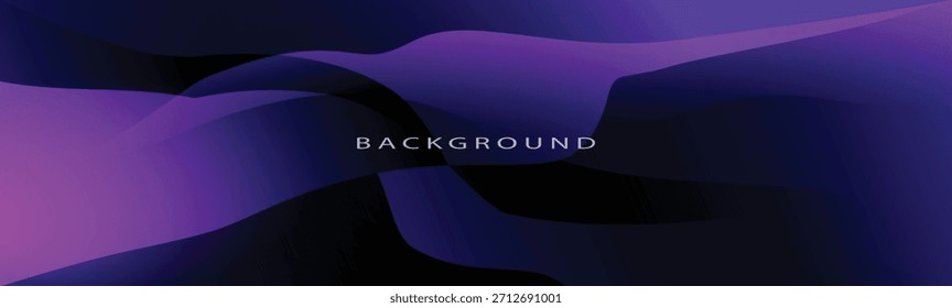 Fondo abstracto fluido en azul púrpura y negro con luz rosa para el Fondo de pantalla, el Anuncio, la presentación, el volante, la página de destino y más