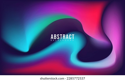 Fluid Abstract Background with Colorful Gradient Mesh Color For Your Sale Banner Marketing, Poster, Cover, Page and More. Vector Eps 10