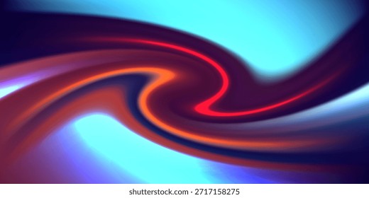 Fondo abstracto fluido con gradiente colorido. Abstractas ilustración de onda naranja azul del movimiento moderno.