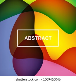 Fluid abstract background with curve shape. Usable for poster, wallpaper, cover, business card, magazine and flyer. Vector EPS 10.