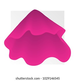 Fluid abstract background with curve shape. Usable for poster, wallpaper, cover and flyer. Colored wave lines like smoke. Colorful abstract wave poster.