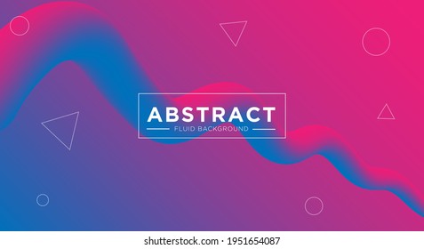 fluid abstract background design template