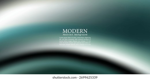 Fluid abstract background with emerald and ivory tones blending in a dynamic metallic motion. Ideal for elegant branding, wallpapers, and modern art designs.