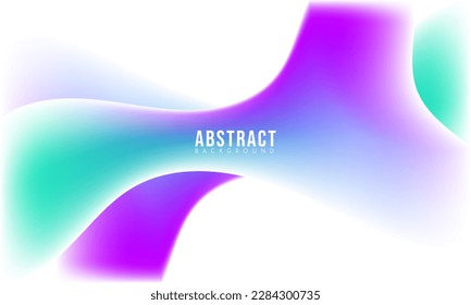 Fluid Abstract Background with Green And Purple Gradient Mesh Color For Your Sale Banner Marketing, Poster, Cover, Page and More. Vector Eps 10