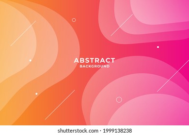 Fluid abstract background in memphis style. Eps10 vector