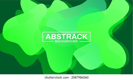 Fluid abstract background modern style green color eps vector file