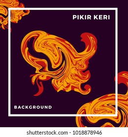 fluid abstract background, party poster, liquid design
