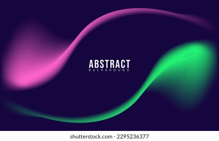 Fluid Abstract Background with Pink and Green Gradient Mesh Color For Your Sale Banner Marketing, Poster, Cover, Page and More. Vector Eps 10