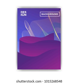 fluid abstract background, poster and web design