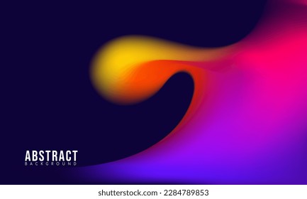 Fluid Abstract Background with Red, Yellow and Blue Gradient Mesh Color For Your Sale Banner Marketing, Poster, Cover, Page and More. Vector Eps 10