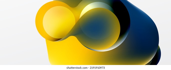 Fondo abstracto fluido, formas redondeadas y diseño de flujo de círculo para papel de pared, pancarta, fondo o aterrizaje