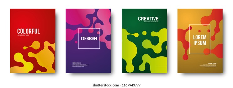 Fluid abstract background vector illustration