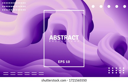 abstrakter Hintergrund, Hintergrund mit 3D-Wellenverlauf, modernes Flussdesign, Webabdeckung,