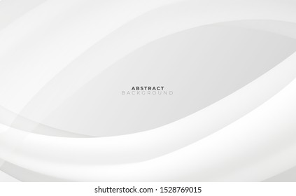 Fluid Abstract Background with white and grey color