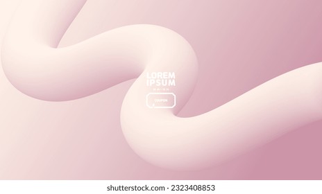 fluid abstract background.a pastel-toned pink gradation background