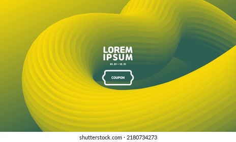 fluid abstract background.Gradient wallpaper with light green and green colors