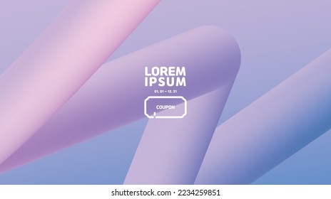 fluid abstract background.Pastel-toned gradation background in navy and pink