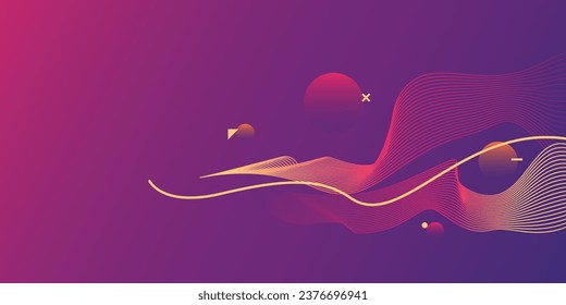 Fluid abstract colorful gradient background for design as banner, ads, and presentation concept