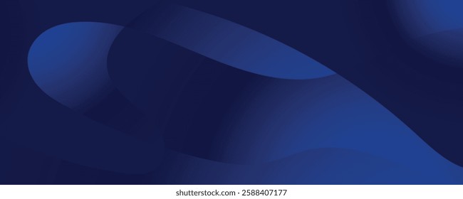 Fluid abstract dark blue background, great for branding, technology, and corporate visuals