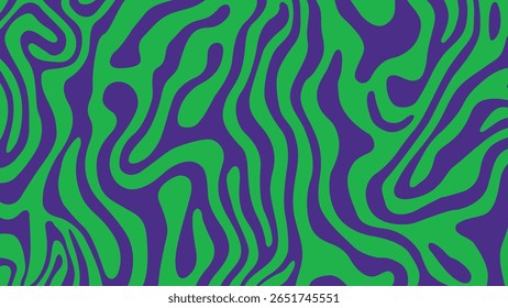 Design abstrato fluido com um layout ondulado marrom e laranja de alto contraste, perfeito para visuais terrosos e retro-inspirados.