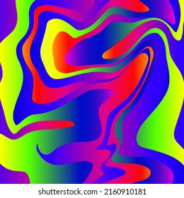 Fondo fluido de las ondas coloridas de flujo abstracto. salpicadura de tinta. Ilustración vectorial.
