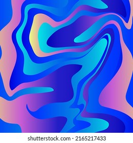Fondo fluido de las ondas coloridas de flujo abstracto. salpicadura de tinta. Ilustración vectorial.