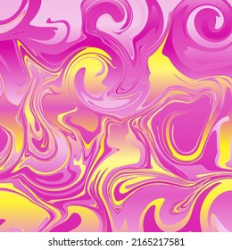 Fluid abstract flow colorful waves background. Ink splash. Vector illustration.