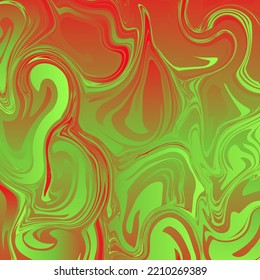 Fluid abstract flow colorful waves background. Ink splash. Vector illustration.