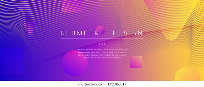Fluid Abstract. Flow Landing Page. 3d Line Poster. Curve Gradient Wallpaper. Colorful Creative Illustration. Memphis Futuristic Concept. Wave Fluid Abstract. Minimal Flow Dynamic Pattern.