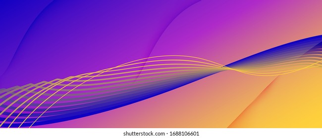 Fluid Abstract. Flow Movement. 3d Line Pattern. Color Dynamic Wallpaper. Bright Creative Website. Vibrant Geometric Liquid. Curve Fluid Abstract. Minimal Flow Gradient Brochure.