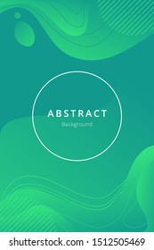 Fluid abstract geometric background.Modern gradient. Fluid shapes composition. Eps10 vector. - Vector